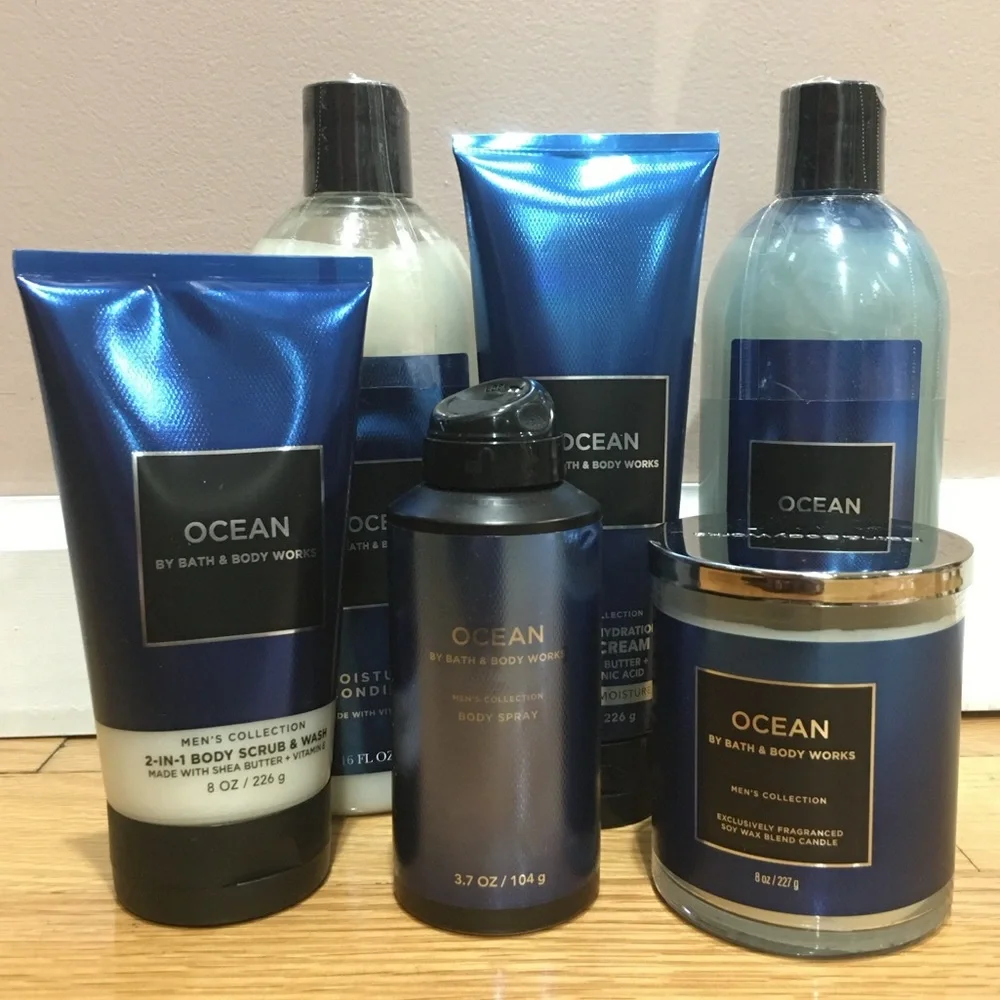 Ocean by Bath & Body Works Men's Grooming Set Collection-Blue